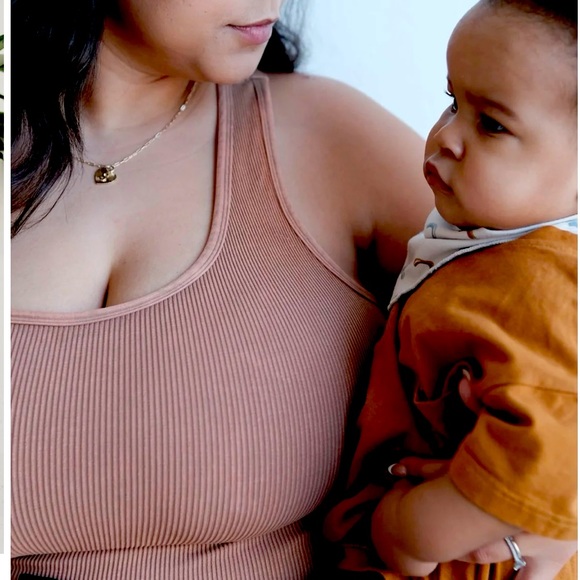 NWT baobei active HUG:Perfect Postpartum Tank in Roar (nutmeg) Size L/XL (14-18) - Picture 1 of 6